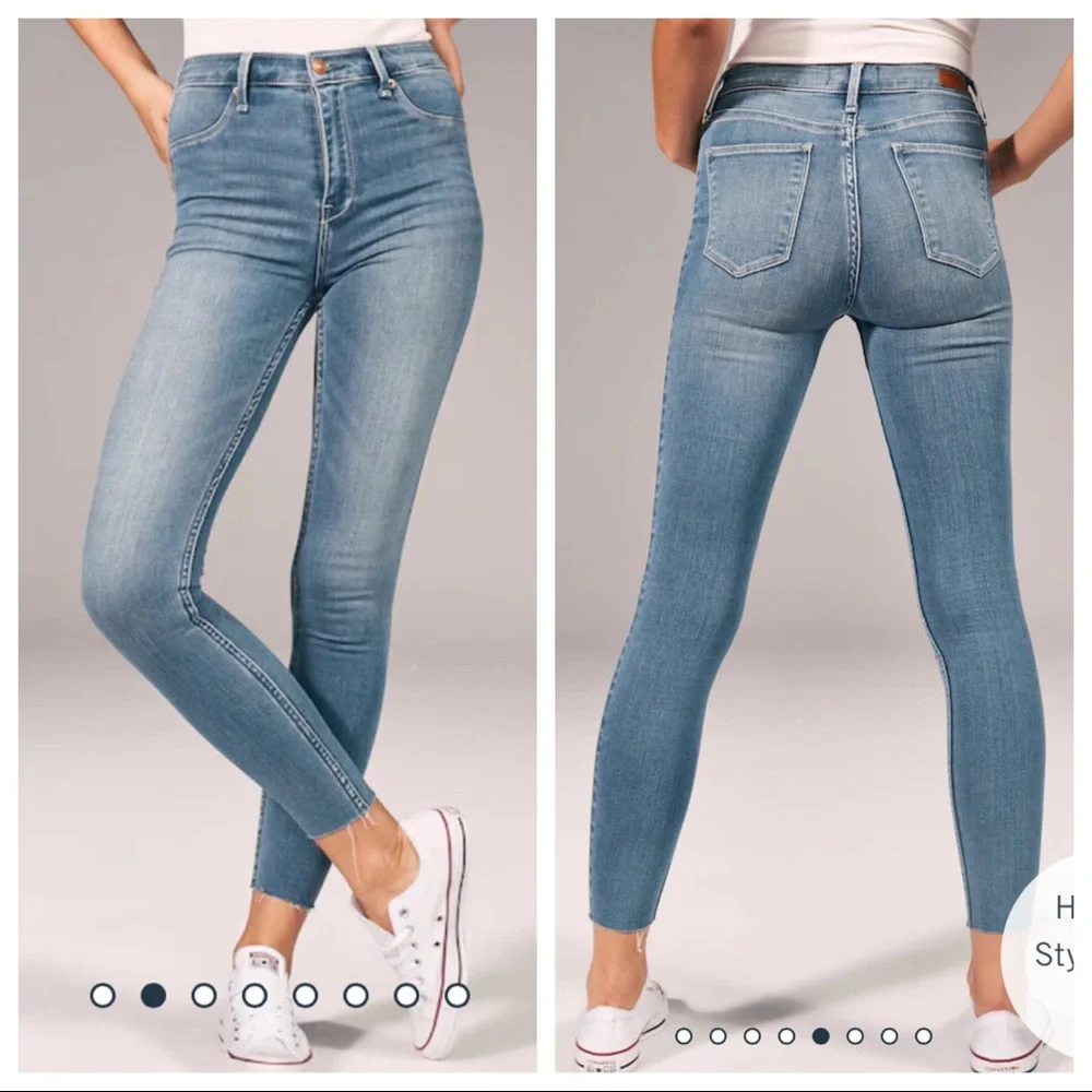 Abercrombie & Fitch high rise jean legging Jegging